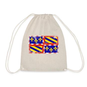 Burgundy - Drawstring Bag - nature - Front