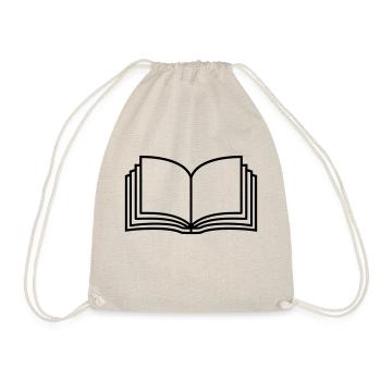 Pages de livres ouverts de romans - Sac de sport léger - nature - Devant