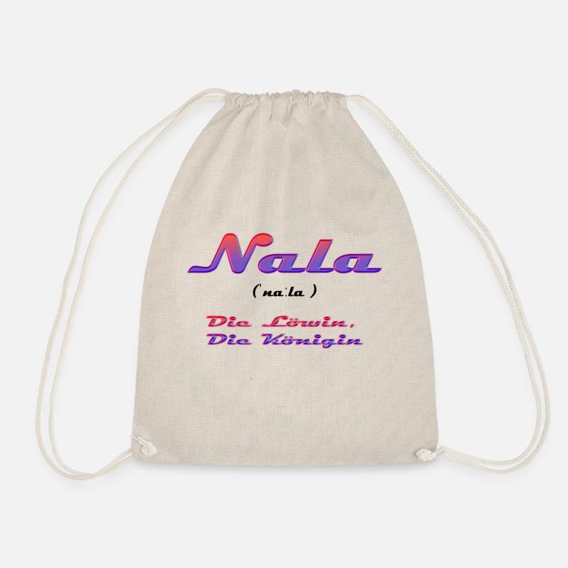 First name Nala - Drawstring Bag - nature