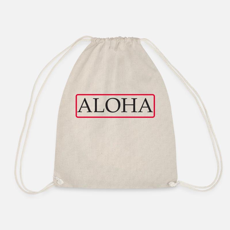 Aloha - Turnbeutel - Natur