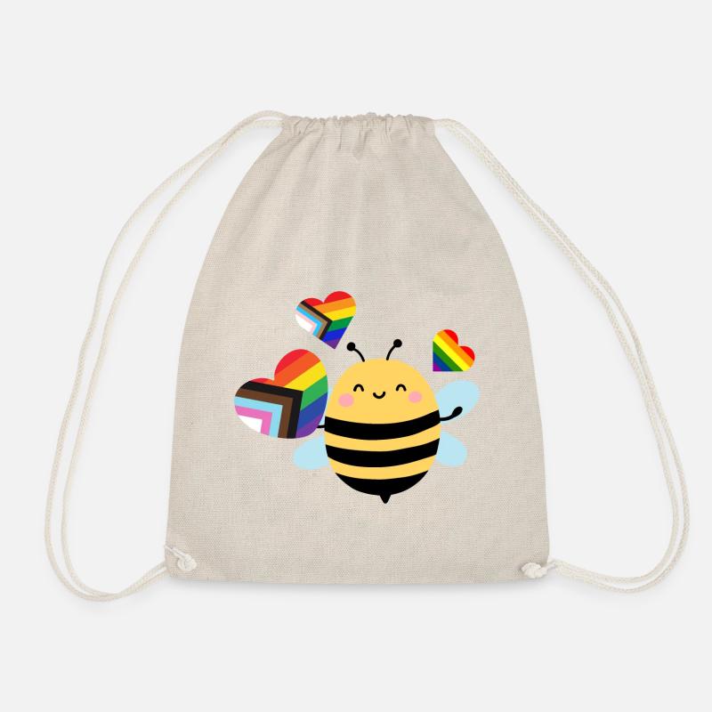 Bee Pride - Turnbeutel - Natur