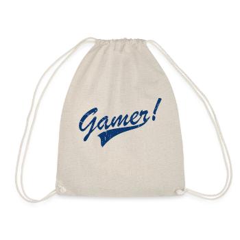 Vintage-Gamer - Turnbeutel - Natur - Vorne