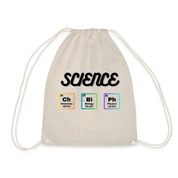 Science Wissenschaft - Turnbeutel - Natur - Vorne