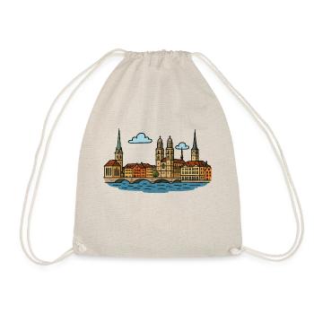 Zurich City City - Drawstring Bag - nature - Front