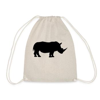 Nashorn - Turnbeutel - Natur - Vorne