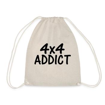 4x4 addict - Drawstring Bag - nature - Front