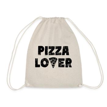 PIZZA LOVER Pizzeria Foodie - Drawstring Bag - nature - Front