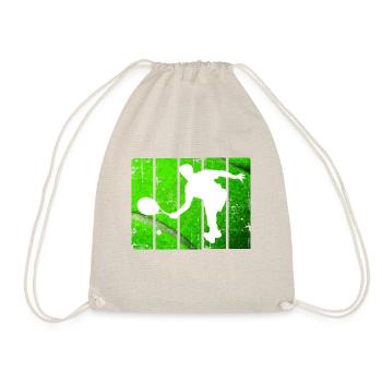 Tennis Players Tennis Sport - Drawstring Bag - nature - Front