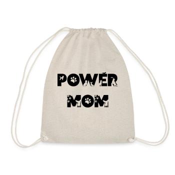 puissance maman maman maman chiens animaux de compagnie maman enfants - Sac de sport léger - nature - Devant