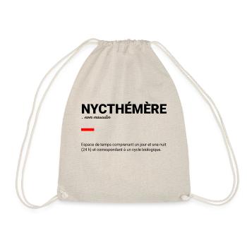 NYCTHÉMÈRE définition - Sac de sport léger - nature - Devant