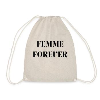Femme forever - Sac de sport léger - nature - Devant