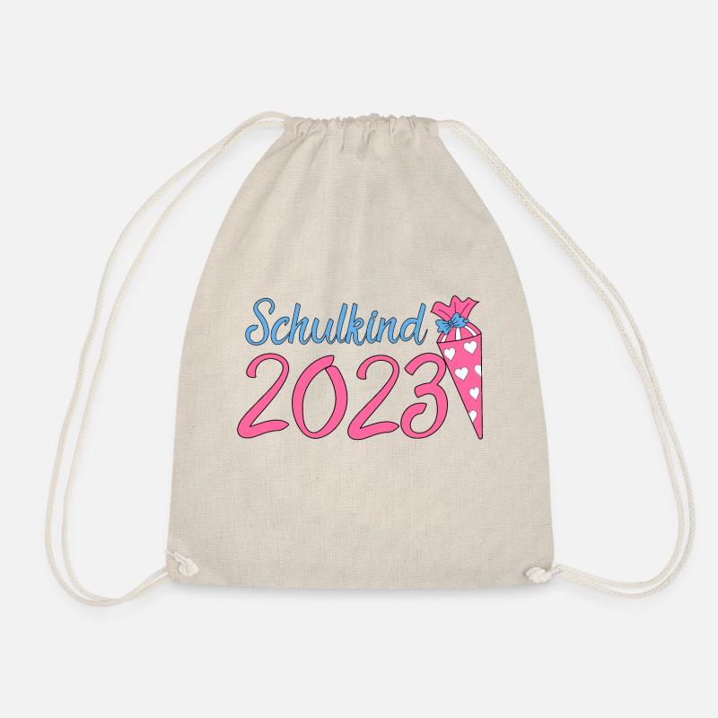 Schulkind 2023 - Turnbeutel - Natur