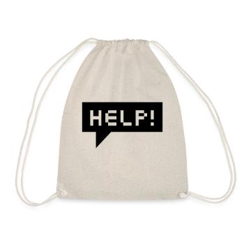 help bubble (b, 1c) - Turnbeutel - Natur - Vorne
