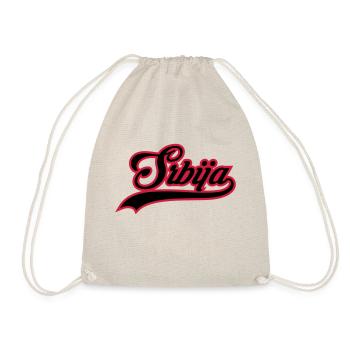 Serbia - Drawstring Bag - nature - Front