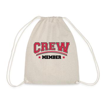 Cool Crew Member Logo Design - Sac de sport léger - nature - Devant