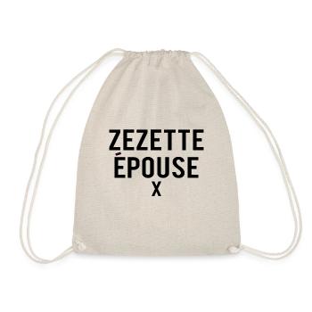 ZÉZETTE EPOUSE X - Sac de sport léger - nature - Devant