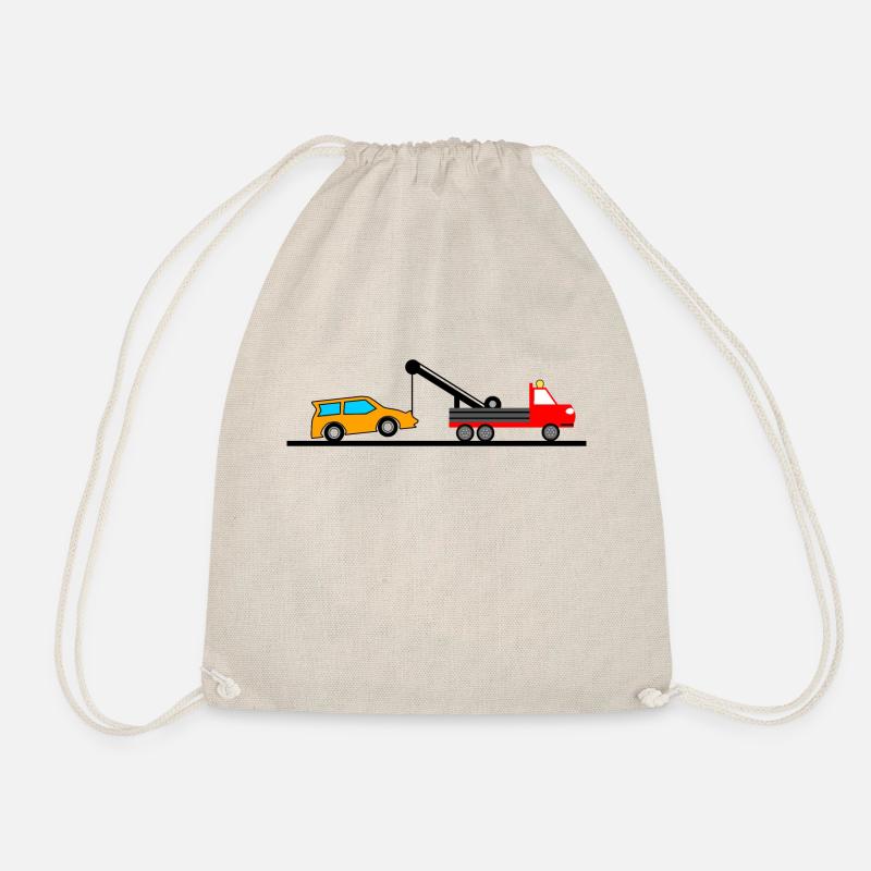 Tow truck - Drawstring Bag - nature