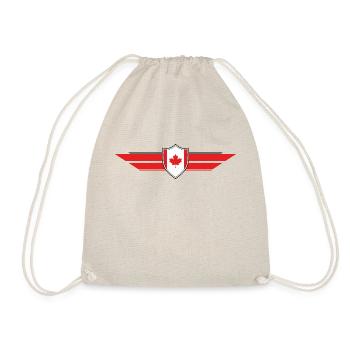 Canada Fan World Cup - Drawstring Bag - nature - Front