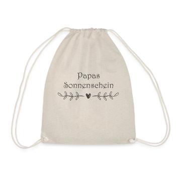 Papas Sonnenschein - Turnbeutel - Natur - Vorne