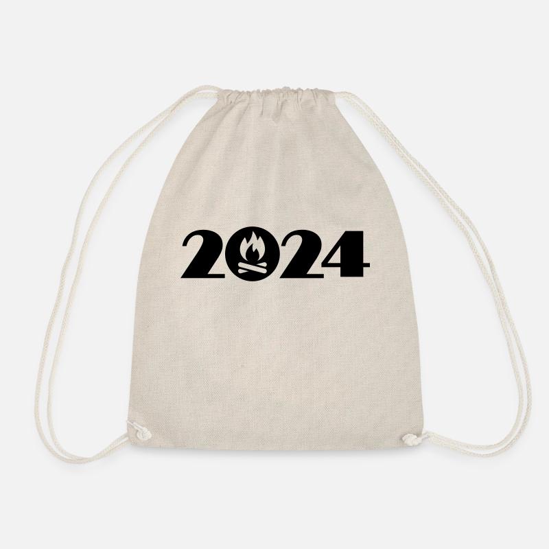 Feu de camp 2024, Camping 2024 - Sac de sport léger - nature