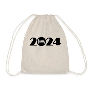 Sleep 2024, sleep in 2024 - Drawstring Bag - nature - Front
