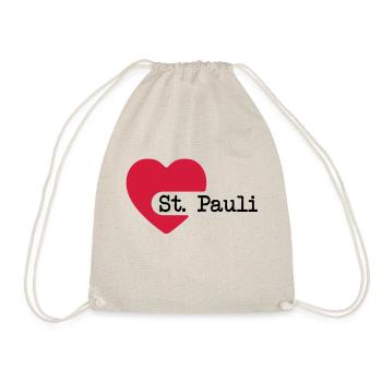 love_st_pauli - Turnbeutel - Natur - Vorne