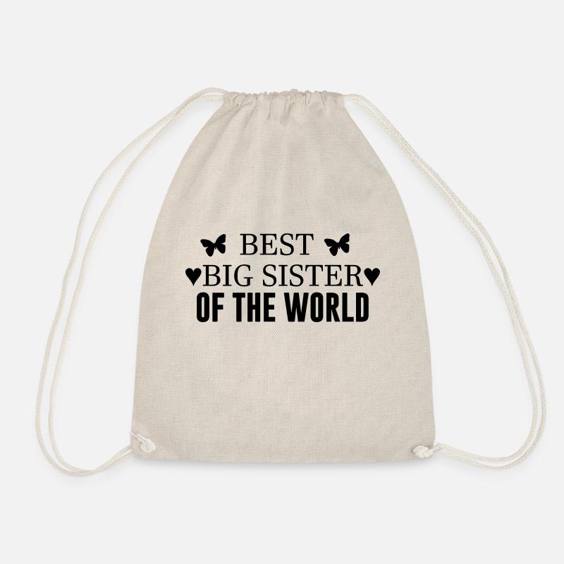 Beste Schwester - Turnbeutel - Natur