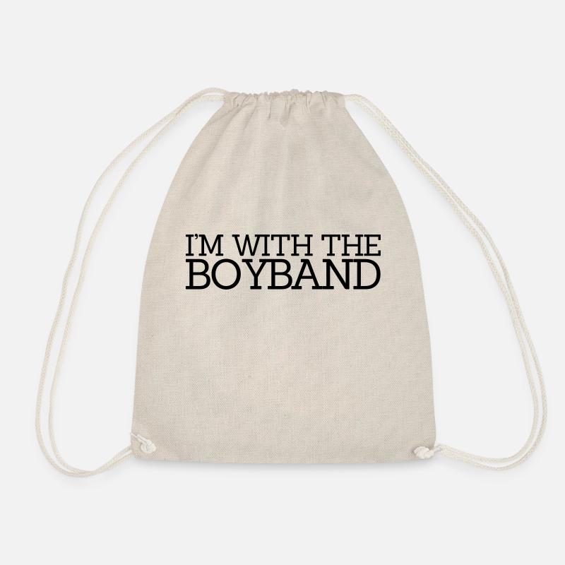 I'm With The Boyband - Turnbeutel - Natur