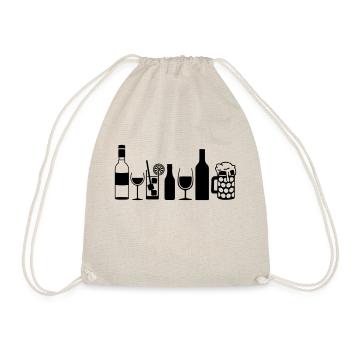 drinking_alcohol_f1 - Turnbeutel - Natur - Vorne