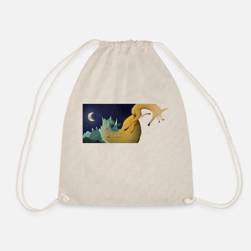 fox - Drawstring Bag - nature