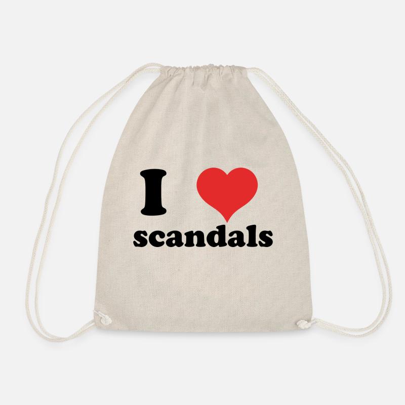 i love scandals - Turnbeutel - Natur