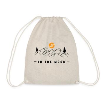 TO THE MOON - Turnbeutel - Natur - Vorne
