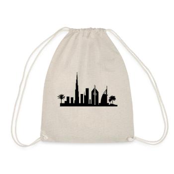 dubai skyline - Turnbeutel - Natur - Vorne