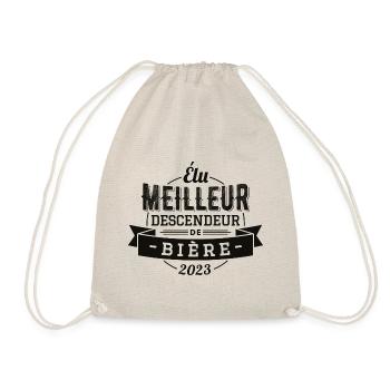 Élu meilleur descendeur de bière 2023 - Sac de sport léger - nature - Devant