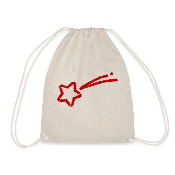 Étoile filante dessinée à la main - Sac de sport léger - nature - Devant