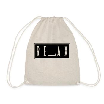 Relax - black - Turnbeutel - Natur - Vorne