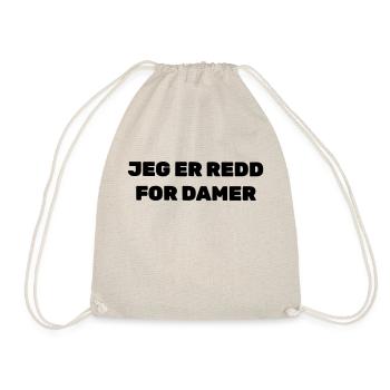 j'ai peur mesdames - Sac de sport léger - nature - Devant