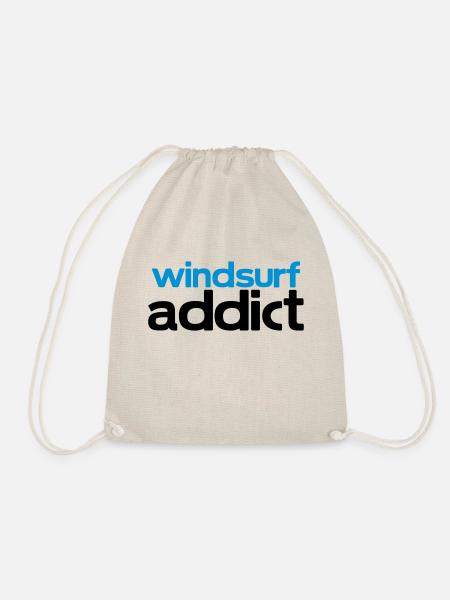 windsurf addict - Turnbeutel - Natur