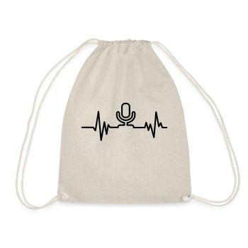 singer - Drawstring Bag - nature - Front
