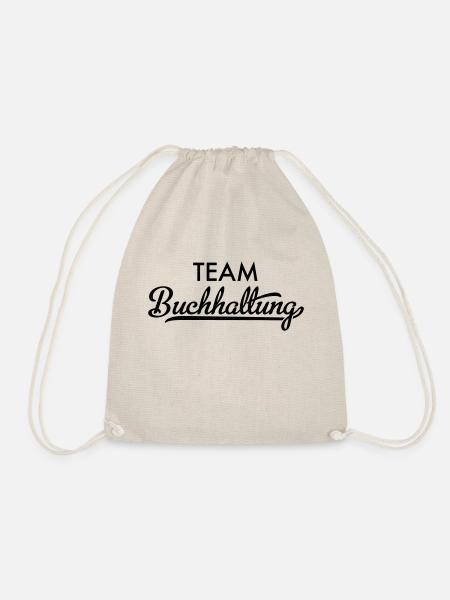 Team Buchhaltung - Turnbeutel - Natur