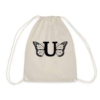 lettre u papillon - Sac de sport léger - nature - Devant