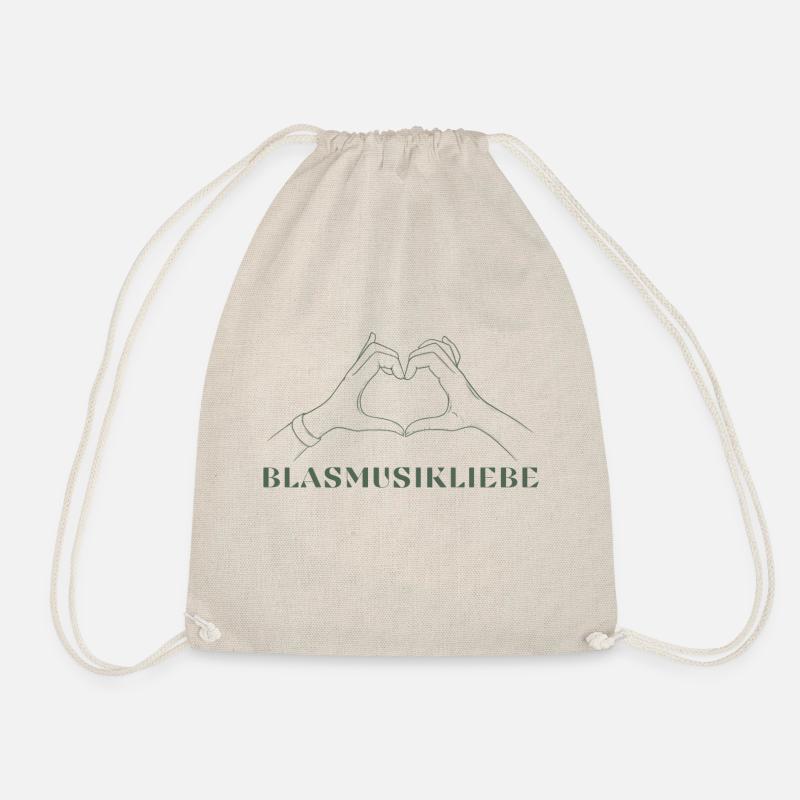Blasmusikliebe - Turnbeutel - Natur