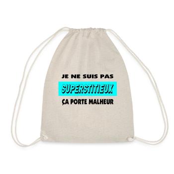 Je ne suis pas superstitieux - Sac de sport léger - nature - Devant