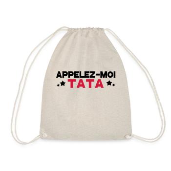 appelez moi tata - Sac de sport léger - nature - Devant