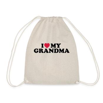 I love my grandma - Sac de sport léger - nature - Devant