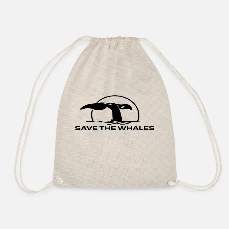save_the_whales - Turnbeutel - Natur