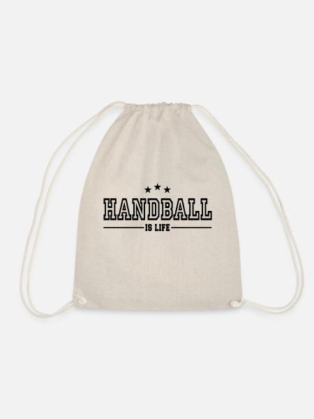 handball is life 2 - Turnbeutel - Natur
