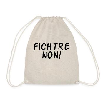 fichtre non - Sac de sport léger - nature - Devant