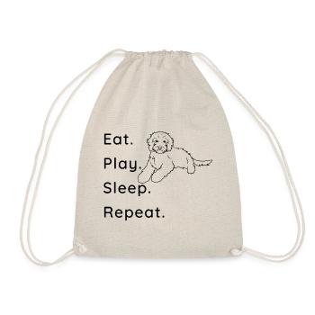 Eat Play Sleep Repeat| Pets Lovers Dogs Collection - Turnbeutel - Natur - Vorne