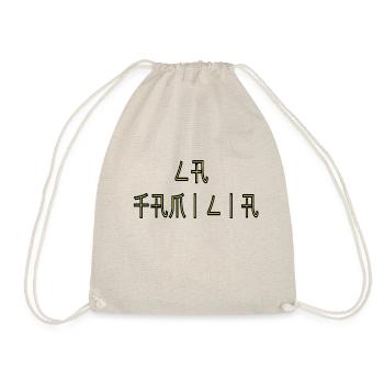 Familie La Familia Asian Style - Turnbeutel - Natur - Vorne